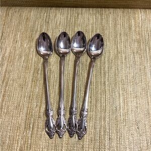 Oneida RAPHAEL HH Distinction Stainless  Silver Tea Spoons Set of 4